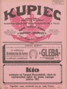 Kupiec: najstarsze czasopismo kupiecko - przemysłowe w Polsce 1928.04.07 R.22 Nr14