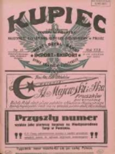 Kupiec: najstarsze czasopismo kupiecko - przemysłowe w Polsce 1928.04.14 R.22 Nr15