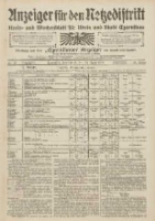 Anzeiger für den Netzedistrikt Kreis- und Wochenblatt für den Kreis und Stadt Czarnikau 1909.04.24 Jg.57 Nr47