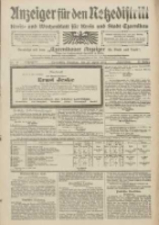 Anzeiger f&uuml;r den Netzedistrikt Kreis- und Wochenblatt f&uuml;r den Kreis und Stadt Czarnikau 1909.04.27 Jg.57 Nr48