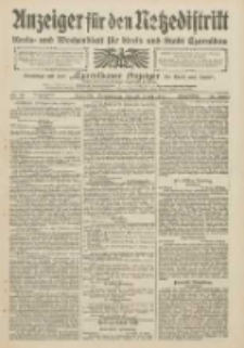 Anzeiger f&uuml;r den Netzedistrikt Kreis- und Wochenblatt f&uuml;r den Kreis und Stadt Czarnikau 1909.04.29 Jg.57 Nr49