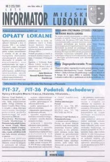 Informator Miejski Lubonia 2001.02 Nr2(22)