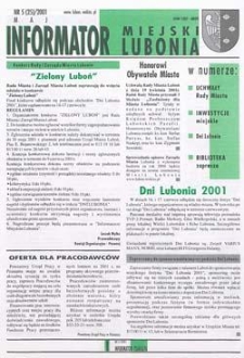 Informator Miejski Lubonia 2001.05 Nr5(25)