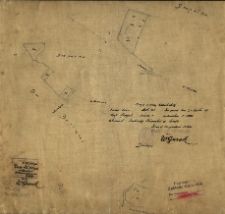 Kopia z mapy katastralnej [...]. Obręb Skrzynki [...] , [Wyk.] W. Guzek.