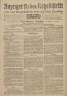 Anzeiger für den Netzedistrikt Kreis- und Wochenblatt für den Kreis und Stadt Czarnikau 1909.05.25 Jg.57 Nr60