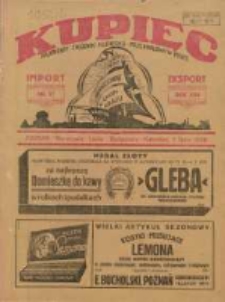 Kupiec: najstarszy tygodnik kupiecko - przemysłowy w Polsce 1928.07.07 R.22 Nr27