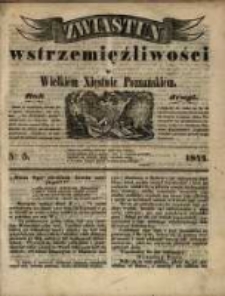 Zwiastun Wstrzemięźliwości w Wielkiem Księstwie Poznańskiem. R. 2. 1844, nr 5