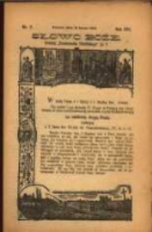 Słowo Boże: dodatek do Przewodnika Katolickiego R.16. 1913 Nr.7