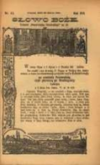Słowo Boże: dodatek do Przewodnika Katolickiego R.16. 1913 Nr.13