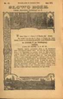 Słowo Boże: dodatek do Przewodnika Katolickiego R.16. 1913 Nr.17
