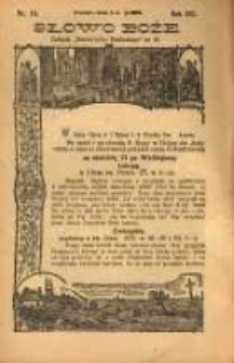 Słowo Boże: dodatek do Przewodnika Katolickiego R.16. 1913 Nr.18