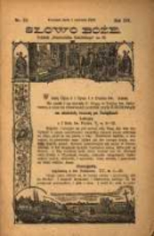 Słowo Boże: dodatek do Przewodnika Katolickiego R.16. 1913 Nr.22