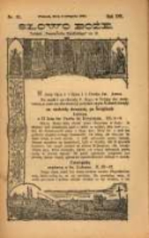Słowo Boże: dodatek do Przewodnika Katolickiego R.16. 1913 Nr.31