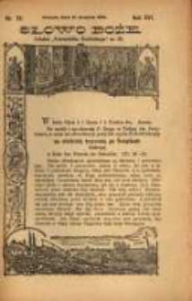 Słowo Boże: dodatek do Przewodnika Katolickiego R.16. 1913 Nr.32