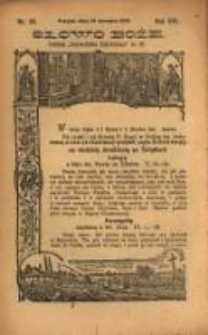 Słowo Boże: dodatek do Przewodnika Katolickiego R.16. 1913 Nr.39