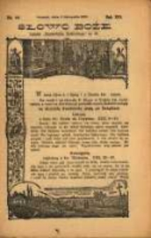 Słowo Boże: dodatek do Przewodnika Katolickiego R.16. 1913 Nr.44