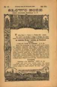 Słowo Boże: dodatek do Przewodnika Katolickiego R.16. 1913 Nr.47