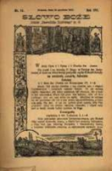 Słowo Boże: dodatek do Przewodnika Katolickiego R.16. 1913 Nr.51