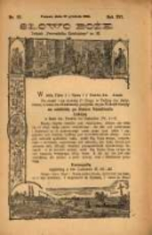 Słowo Boże: dodatek do Przewodnika Katolickiego R.16. 1913 Nr.52