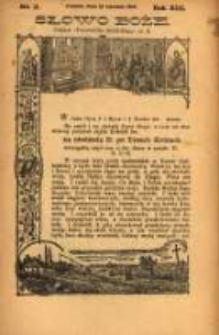 Słowo Boże: dodatek do Przewodnika Katolickiego R.13. 1910 Nr.3