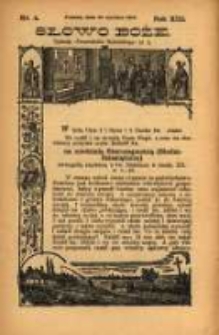 Słowo Boże: dodatek do Przewodnika Katolickiego R.13. 1910 Nr.4