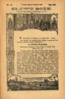 Słowo Boże: dodatek do Przewodnika Katolickiego R.13. 1910 Nr.14