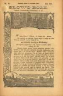 Słowo Boże: dodatek do Przewodnika Katolickiego R.13. 1910 Nr.16