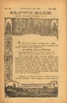 Słowo Boże: dodatek do Przewodnika Katolickiego R.13. 1910 Nr.19