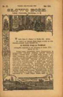 Słowo Boże: dodatek do Przewodnika Katolickiego R.13. 1910 Nr.22