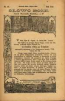 Słowo Boże: dodatek do Przewodnika Katolickiego R.13. 1910 Nr.27