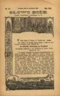 Słowo Boże: dodatek do Przewodnika Katolickiego R.13. 1910 Nr.37