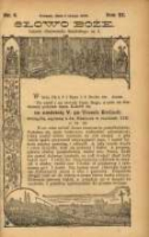 Słowo Boże: dodatek do Przewodnika Katolickiego R.11. 1908 Nr.6