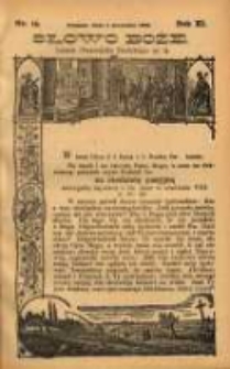 Słowo Boże: dodatek do Przewodnika Katolickiego R.11. 1908 Nr.14