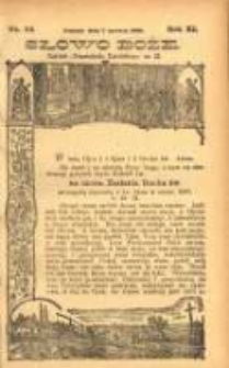 Słowo Boże: dodatek do Przewodnika Katolickiego R.11. 1908 Nr.23