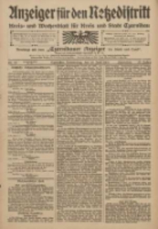 Anzeiger f&uuml;r den Netzedistrikt Kreis- und Wochenblatt f&uuml;r den Kreis und Stadt Czarnikau 1909.06.10 Jg.57 Nr66