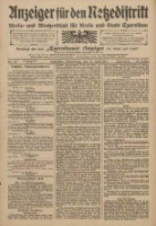 Anzeiger für den Netzedistrikt Kreis- und Wochenblatt für den Kreis und Stadt Czarnikau 1909.06.10 Jg.57 Nr66