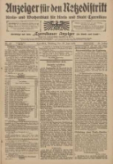 Anzeiger f&uuml;r den Netzedistrikt Kreis- und Wochenblatt f&uuml;r den Kreis und Stadt Czarnikau 1909.06.15 Jg.57 Nr68