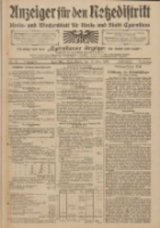 Anzeiger f&uuml;r den Netzedistrikt Kreis- und Wochenblatt f&uuml;r den Kreis und Stadt Czarnikau 1909.06.26 Jg.57 Nr73