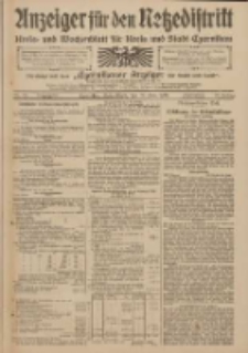 Anzeiger für den Netzedistrikt Kreis- und Wochenblatt für den Kreis und Stadt Czarnikau 1909.06.26 Jg.57 Nr73
