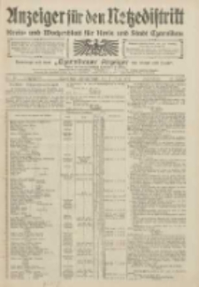 Anzeiger f&uuml;r den Netzedistrikt Kreis- und Wochenblatt f&uuml;r den Kreis und Stadt Czarnikau 1909.05.07 Jg.57 Nr50