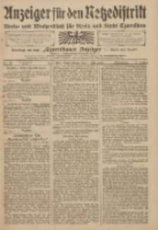 Anzeiger für den Netzedistrikt Kreis- und Wochenblatt für den Kreis und Stadt Czarnikau 1909.07.01 Jg.57 Nr75