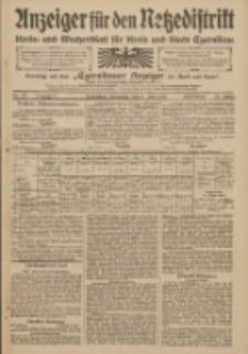 Anzeiger f&uuml;r den Netzedistrikt Kreis- und Wochenblatt f&uuml;r den Kreis und Stadt Czarnikau 1909.07.06 Jg.57 Nr77