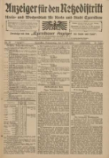 Anzeiger für den Netzedistrikt Kreis- und Wochenblatt für den Kreis und Stadt Czarnikau 1909.07.08 Jg.57 Nr78