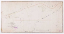 Mapa pomiaru i podziału łąki przy folwarku Bogusławice, majętności Zrzenickiej [...] sporządzona [...] 1858 r. przez X. Stabrowskiego.