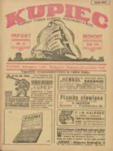 Kupiec: najstarszy tygodnik kupiecko - przemysłowy w Polsce 1928.09.22 R.22 Nr38