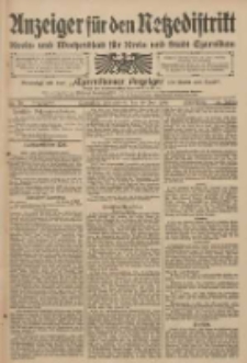 Anzeiger für den Netzedistrikt Kreis- und Wochenblatt für den Kreis und Stadt Czarnikau 1909.07.10 Jg.57 Nr79