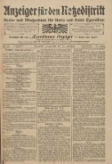 Anzeiger für den Netzedistrikt Kreis- und Wochenblatt für den Kreis und Stadt Czarnikau 1909.07.24 Jg.57 Nr85