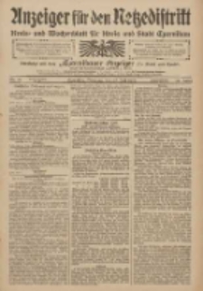 Anzeiger für den Netzedistrikt Kreis- und Wochenblatt für den Kreis und Stadt Czarnikau 1909.07.27 Jg.57 Nr86