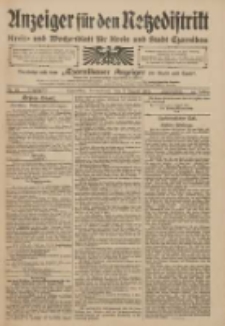 Anzeiger für den Netzedistrikt Kreis- und Wochenblatt für den Kreis und Stadt Czarnikau 1909.08.07 Jg.57 Nr91