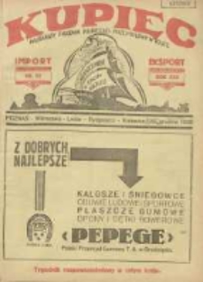 Kupiec: najstarszy tygodnik kupiecko - przemysłowy w Polsce 1928.12.29 R.22 Nr52